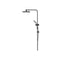 10" Rain Shower Head Set with Shower Mixer Square Black