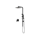 10" Rain Shower Head Set with Shower Mixer Square Black