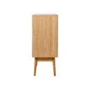 Rattan Sideboard Hallway Shelf Wood