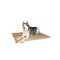 Jumbo Hessian Pet Dog Puppy Bed Mat Kennel With Foam 110 X 78Cm