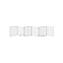 Wooden Pet Gate Dog Fence 6 Panels