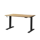 Standing Desk Adjustable Motorised 140cm Black&Oak