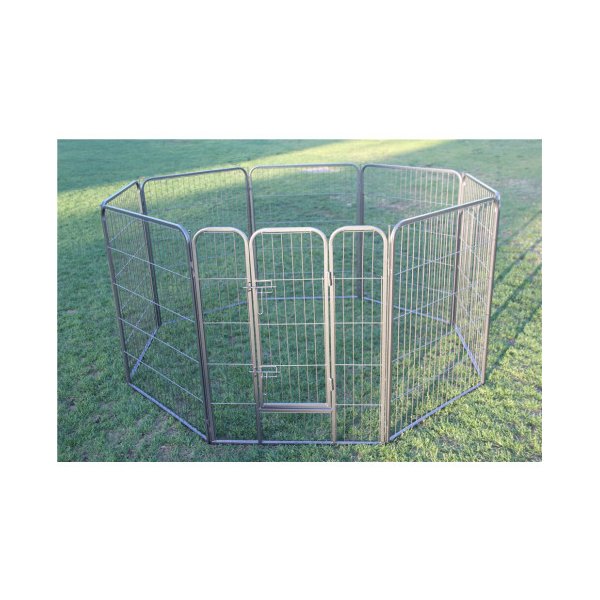 120 Cm Heavy Duty Pet Exercise Playpen Rabbit Fence With Cover