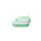 Medium Portable Cat Toilet Litter Box Tray With Scoop Green