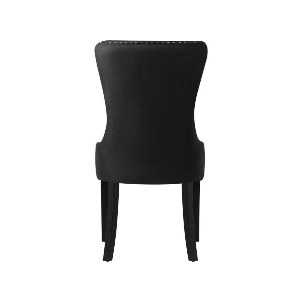 Velert Dining Chair With French Tufted X2 Black