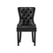 Velert Dining Chair With French Tufted X2 Black
