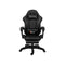 Led Gaming Chair With Massage And Recline Executive Pu Leather Black