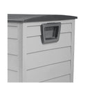 Outdoor Storage Box Lockable 290L Grey