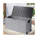 Outdoor Storage Box Lockable 290L Grey