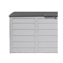 Outdoor Storage Box Lockable 290L Grey