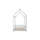 Bed Frame Kids Wooden Single House Style