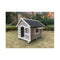 L Timber Pet Dog Kennel House Puppy Wooden Cabin With Stripe