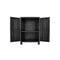 Outdoor Storage Cabinet Adjustable Lockable Black