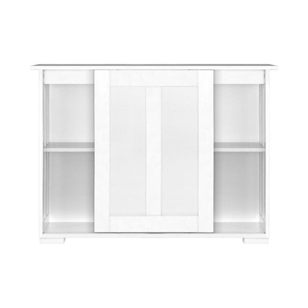 Sideboard with Sliding Doors White