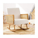Rocking Chair PE Rattan Beige