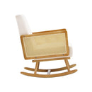 Rocking Chair PE Rattan Beige