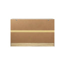 6 Chest of Drawers Aluminum Handles Wooden