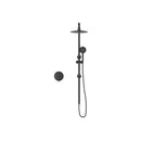 10" Rain Shower Head Set with Shower Mixer Round Black