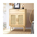 Sideboard Rattan Hallyway Table Wood
