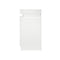 Bedside Table RGB LED 3 Drawers White