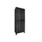 Outdoor Storage Cabinet Adjustable Lockable Tall Black
