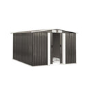 Garden Shed 2.57x2.05M Workshop Cabin Metal Base