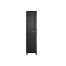 Outdoor Storage Cabinet Adjustable Lockable Tall Black