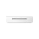 Tv Cabinet Gloss Rgb Led White 180Cm