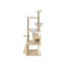 174 cm Cat Tree with Scratching Post Cat Condo Ladder