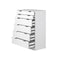 6 Chest of Drawers Tallboy White