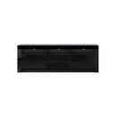 Tv Cabinet Rgb Led Gloss Black 180Cm