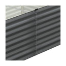 Garden Bed x 2 Galvanised Steel 120x80x73CM