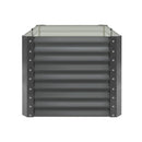 Garden Bed x 2 Galvanised Steel 120x80x73CM