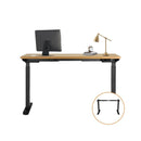 Standing Desk Frame Adjustable Dual Motor Black