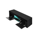 Tv Cabinet Rgb Led Gloss 130Cm Black