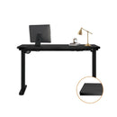 Standing Desk Board with Drilled Hole Black 120x60cm