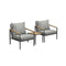 Outdoor Set Chairs&Table Patio Furniture 3PCS