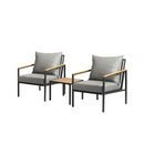 Outdoor Set Chairs&Table Patio Furniture 3PCS