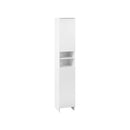 Bathroom Cabinet Tall Slim White