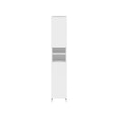 Bathroom Cabinet Tall Slim White