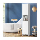 Bathroom Cabinet Tall Slim White
