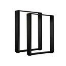 2X Table Legs Bench Box Steel Metal 71 X 50CM