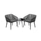 Outdoor Furniture Set Chairs&Side Table 3PCS