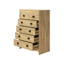 Tallboy Chest of Drawer with 6 Drawers White