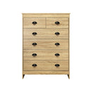 Tallboy Chest of Drawer with 6 Drawers White