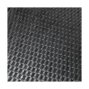 Sun Lounger with Wheels Black