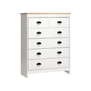 Tallboy Chest of Drawer with 6 Drawers White
