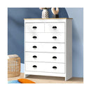 Tallboy Chest of Drawer with 6 Drawers White