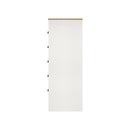 Tallboy Chest of Drawer with 6 Drawers White