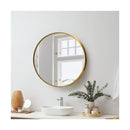 Wall Mirrors Round 50cm Gold